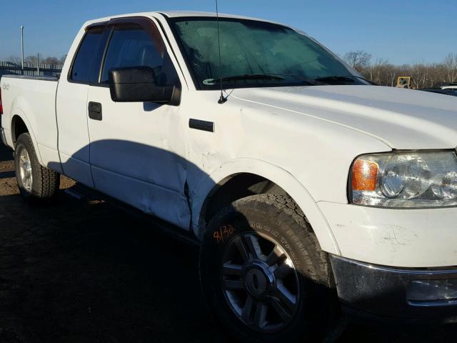 1FTPX145X4NB68789 - 2004 FORD F150 WHITE photo 9