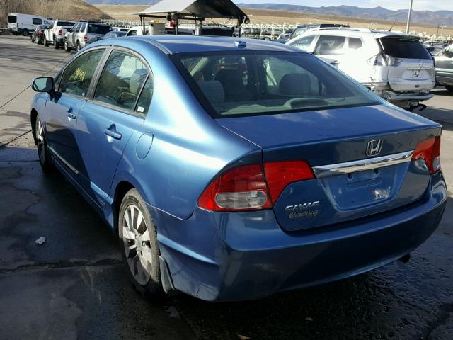 1HGFA16889L003588 - 2009 HONDA CIVIC EX أحمر صورة 3