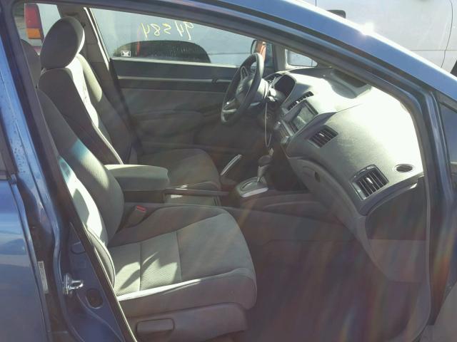 1HGFA16889L003588 - 2009 HONDA CIVIC EX أحمر صورة 5