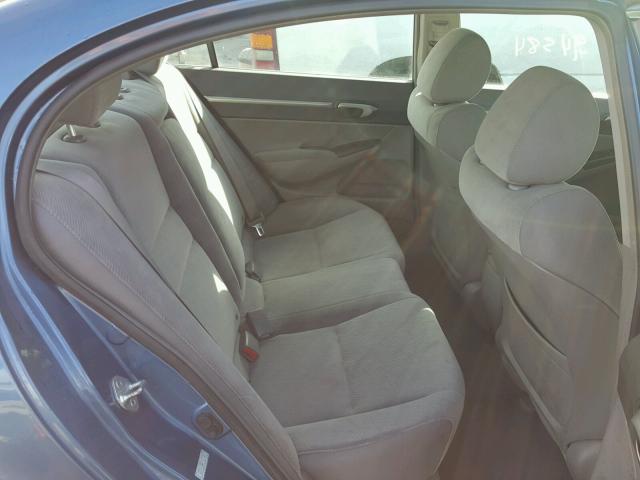 1HGFA16889L003588 - 2009 HONDA CIVIC EX أحمر صورة 6