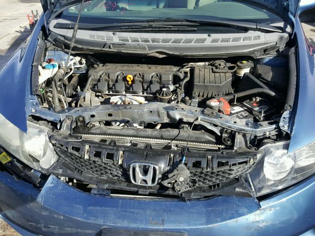 1HGFA16889L003588 - 2009 HONDA CIVIC EX أحمر صورة 7