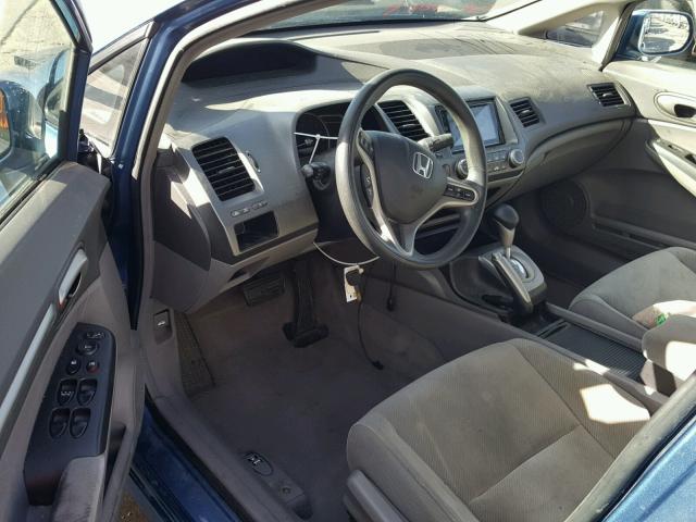 1HGFA16889L003588 - 2009 HONDA CIVIC EX أحمر صورة 9