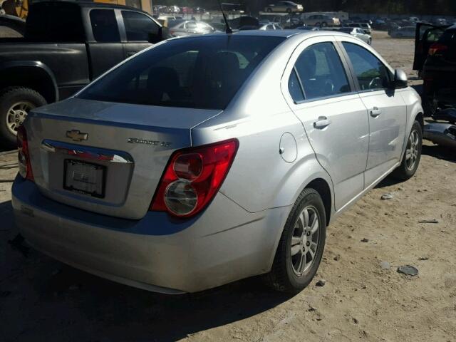 1G1JC5SH2E4115414 - 2014 CHEVROLET SONIC LT SILVER photo 4