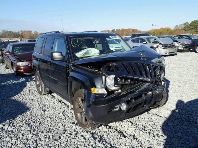 1C4NJPBA7HD166764 - 2017 JEEP PATRIOT SP BLACK photo 1