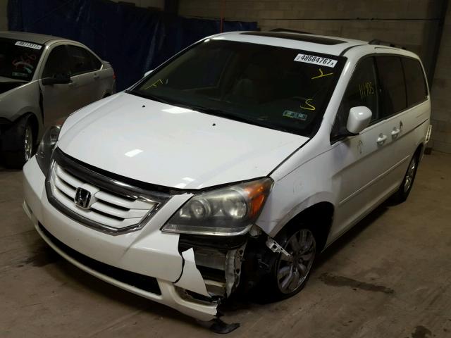 5FNRL38648B045092 - 2008 HONDA ODYSSEY EX WHITE photo 2