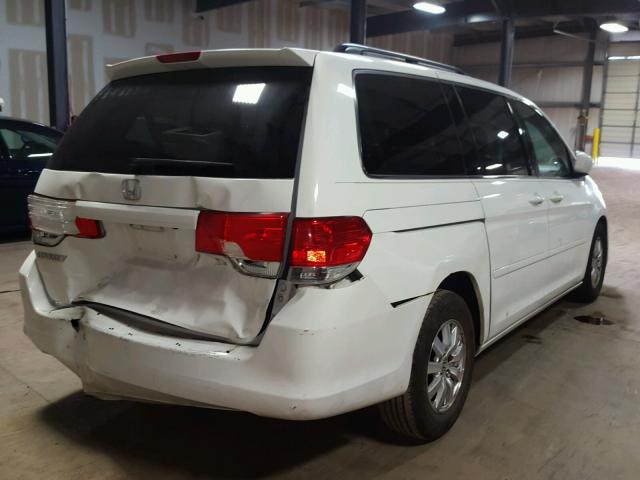 5FNRL38648B045092 - 2008 HONDA ODYSSEY EX WHITE photo 4