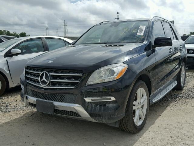 4JGDA5JB4FA495412 - 2015 MERCEDES-BENZ ML350 BLACK photo 2