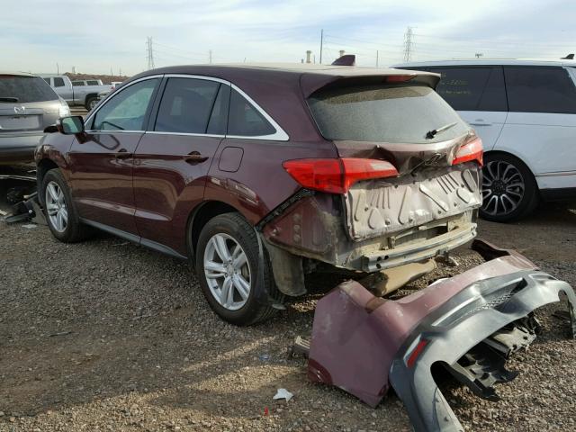 5J8TB4H56EL001756 - 2014 ACURA RDX TECHNO BURGUNDY photo 3