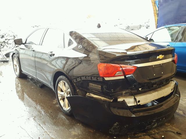 2G1115SL2E9289863 - 2014 CHEVROLET IMPALA LT BLACK photo 3