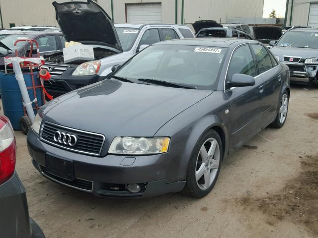 WAULT68E72A237487 - 2002 AUDI A4 3.0 QUA GRAY photo 2