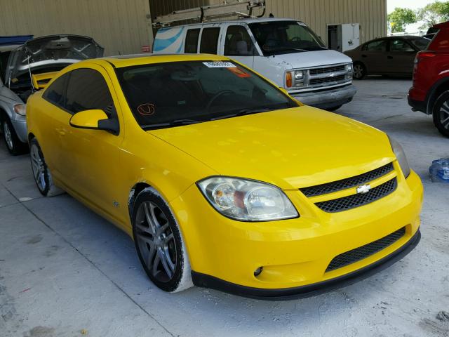 1G1AP18X997246789 - 2009 CHEVROLET COBALT SS YELLOW photo 1