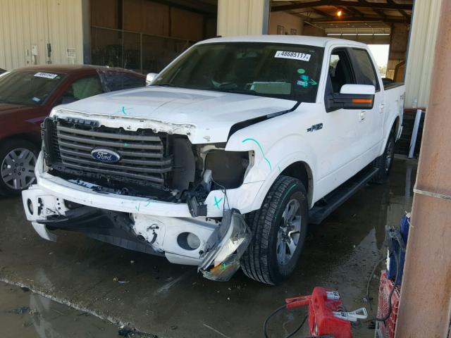 1FTEW1C80AKE74905 - 2010 FORD F150 SUPER WHITE photo 2