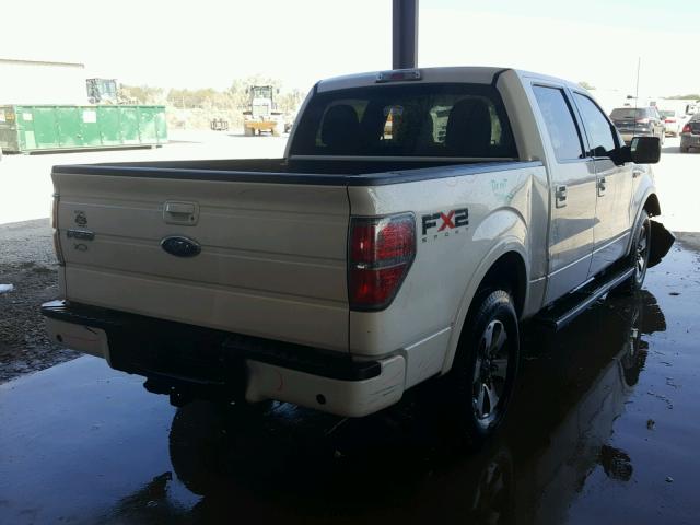 1FTEW1C80AKE74905 - 2010 FORD F150 SUPER WHITE photo 4