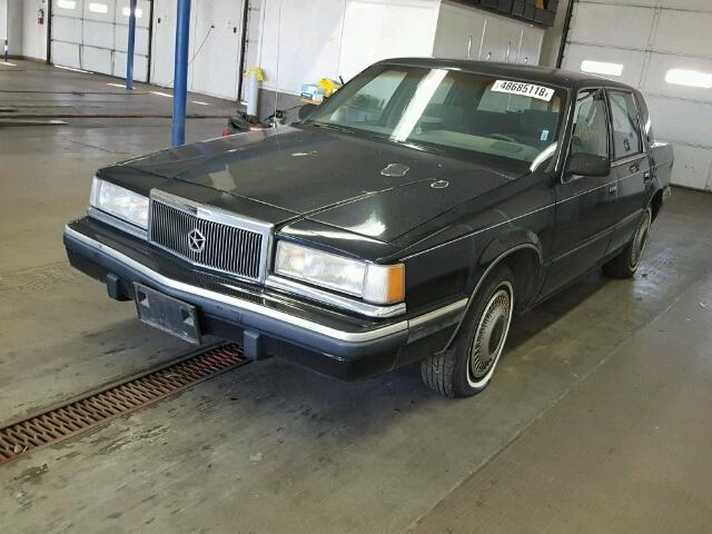 1C3XC46R8LD738164 - 1990 CHRYSLER SALON  BLACK photo 2