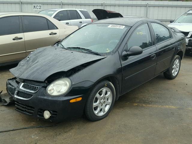 1B3ES56C23D187111 - 2003 DODGE NEON SXT BLACK photo 2