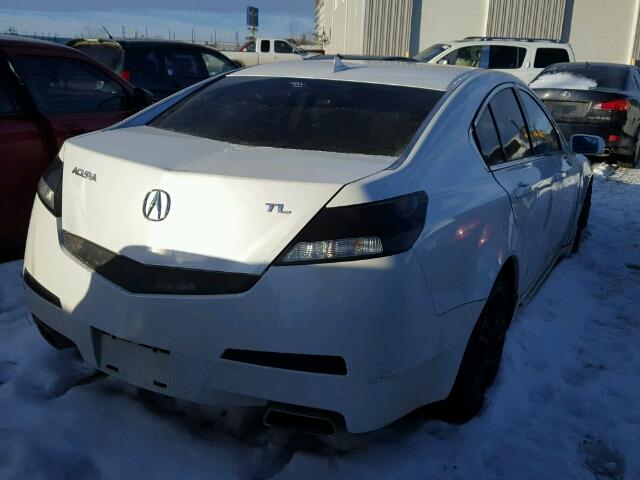 19UUA86209A800795 - 2009 ACURA TL WHITE photo 4