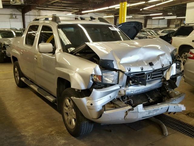 2HJYK16537H546296 - 2007 HONDA RIDGELINE SILVER photo 1