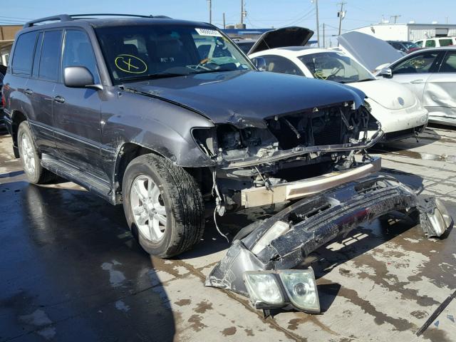 JTJHT00W853552539 - 2005 LEXUS LX 470 GRAY photo 1