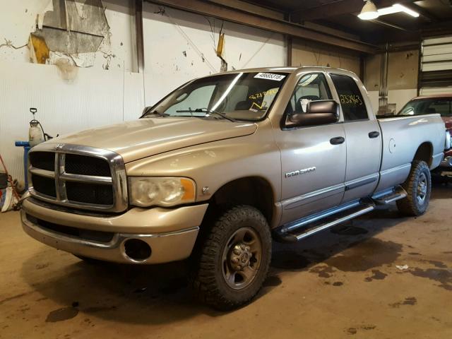 3D7KU28643G821240 - 2003 DODGE RAM 2500 S ოქროსფერი ფოტო 2