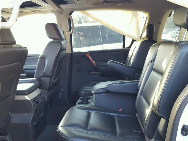 5N3AA08A65N813726 - 2005 INFINITI QX56 WHITE photo 6