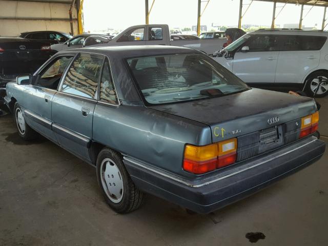 WAUBC5447MN004546 - 1991 AUDI 100 BLUE photo 3