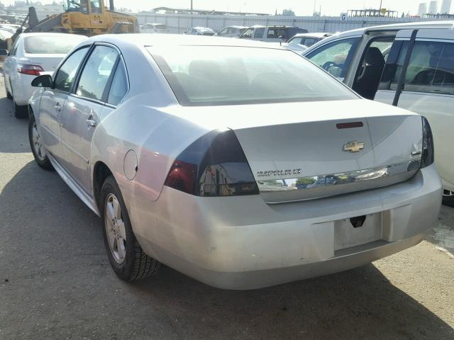 2G1WG5EK2B1134537 - 2011 CHEVROLET IMPALA LT SILVER photo 3