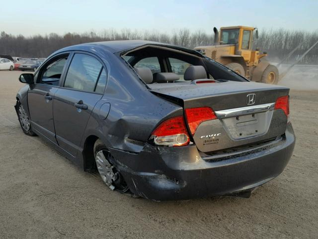 19XFA1F35BE043189 - 2011 HONDA CIVIC VP GRAY photo 3