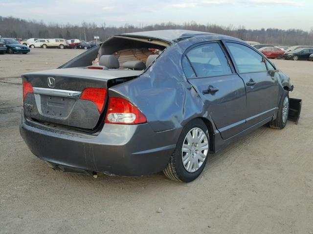 19XFA1F35BE043189 - 2011 HONDA CIVIC VP GRAY photo 4