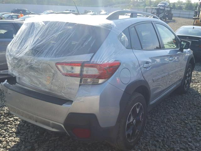 JF2GTAAC9JH217989 - 2018 SUBARU CROSSTREK SILVER photo 4