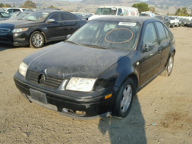 3VWSC29M3YM084435 - 2000 VOLKSWAGEN JETTA GLS BLACK photo 2