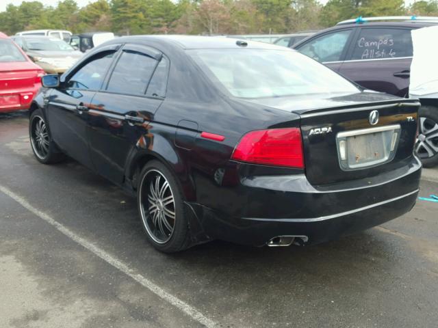 19UUA66214A015568 - 2004 ACURA TL BLACK photo 3