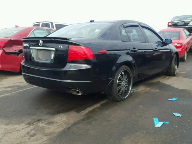 19UUA66214A015568 - 2004 ACURA TL BLACK photo 4