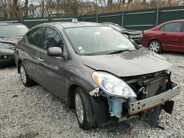 3N1CN7AP9CL848388 - 2012 NISSAN VERSA S GOLD photo 1