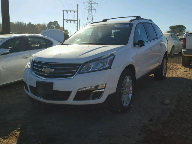 1GNKVGKD4FJ215295 - 2015 CHEVROLET TRAVERSE L WHITE photo 2