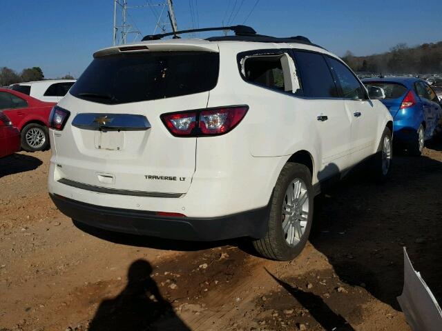 1GNKVGKD4FJ215295 - 2015 CHEVROLET TRAVERSE L WHITE photo 4