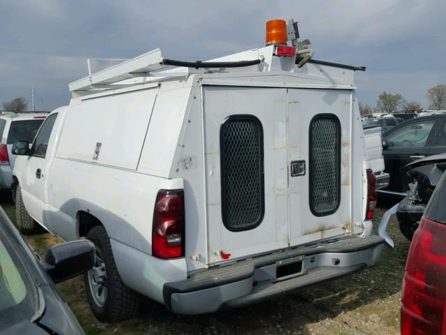 1GCEC14X87Z149109 - 2007 CHEVROLET SILVERADO WHITE photo 3