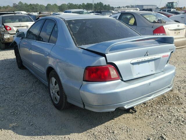 4A3AA46G93E172058 - 2003 MITSUBISHI GALANT ES BLUE photo 3