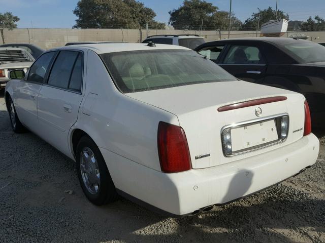 1G6KD57Y24U190259 - 2004 CADILLAC DEVILLE WHITE photo 3