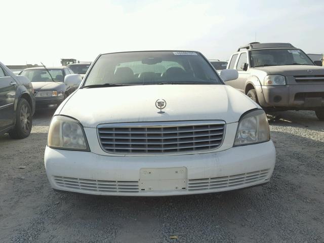 1G6KD57Y24U190259 - 2004 CADILLAC DEVILLE WHITE photo 9