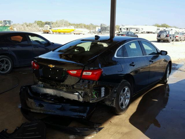 1G1ZB5ST9HF106079 - 2017 CHEVROLET MALIBU LS BLACK photo 4