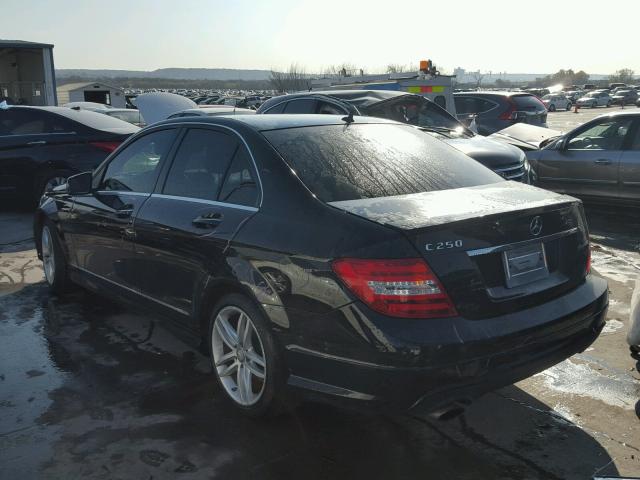 WDDGF4HB7EA954665 - 2014 MERCEDES-BENZ C 250 BLACK photo 3