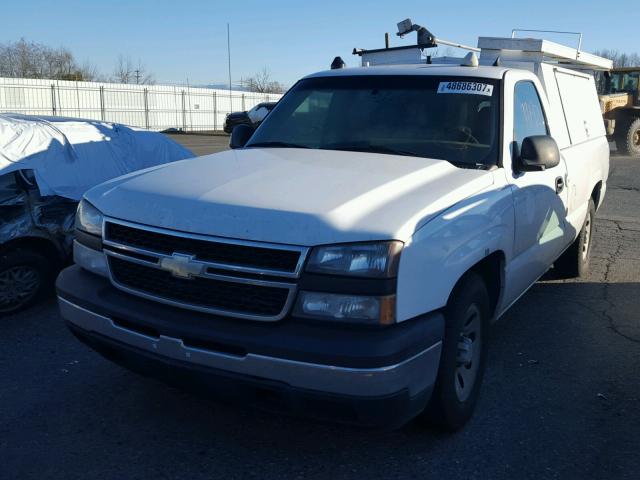 3GCEC14X46G253014 - 2006 CHEVROLET SILVERADO WHITE photo 2