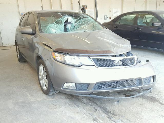 KNAFU5A26B5396949 - 2011 KIA FORTE EX GRAY photo 1