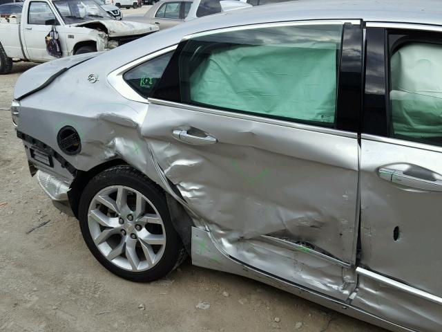 2G1145S3XG9169528 - 2016 CHEVROLET IMPALA LTZ SILVER photo 9