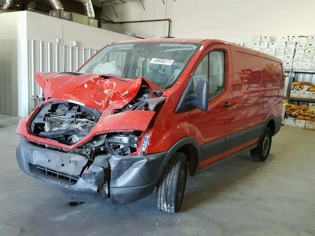 1FTNR1ZG8FKA20155 - 2015 FORD TRANSIT T- RED photo 2