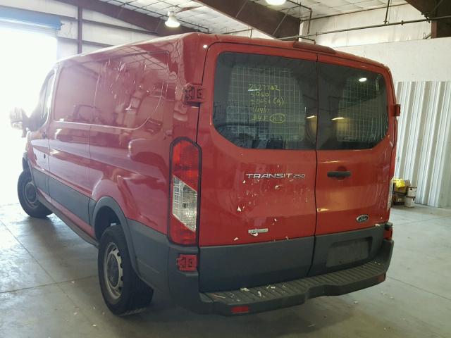 1FTNR1ZG8FKA20155 - 2015 FORD TRANSIT T- RED photo 3