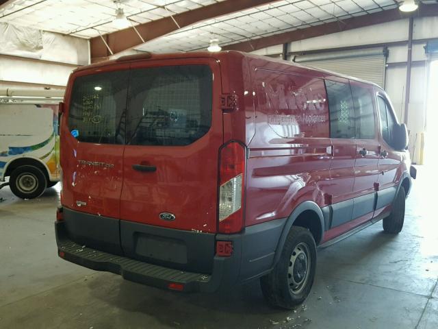 1FTNR1ZG8FKA20155 - 2015 FORD TRANSIT T- RED photo 4