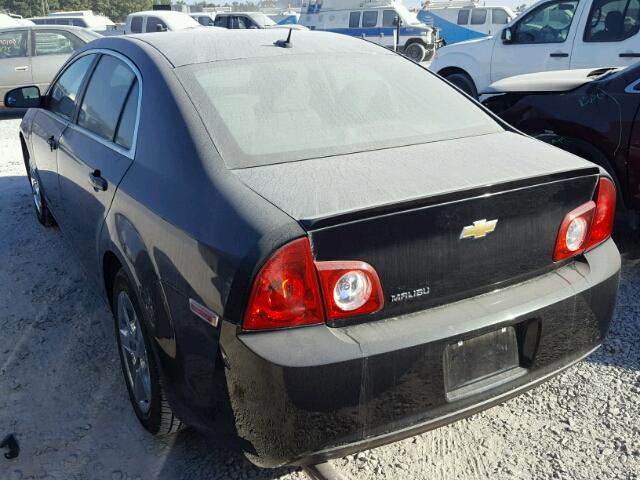 1G1ZB5E17BF107183 - 2011 CHEVROLET MALIBU LS BLACK photo 3