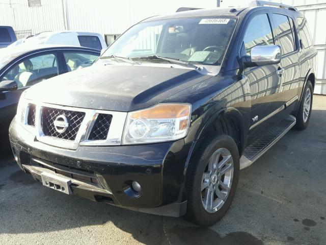 5N1AA08D89N602701 - 2009 NISSAN ARMADA SE BLACK photo 2