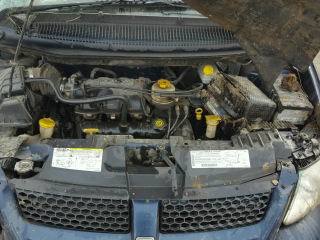 1D4GP25313B126940 - 2003 DODGE CARAVAN SE BLUE photo 7